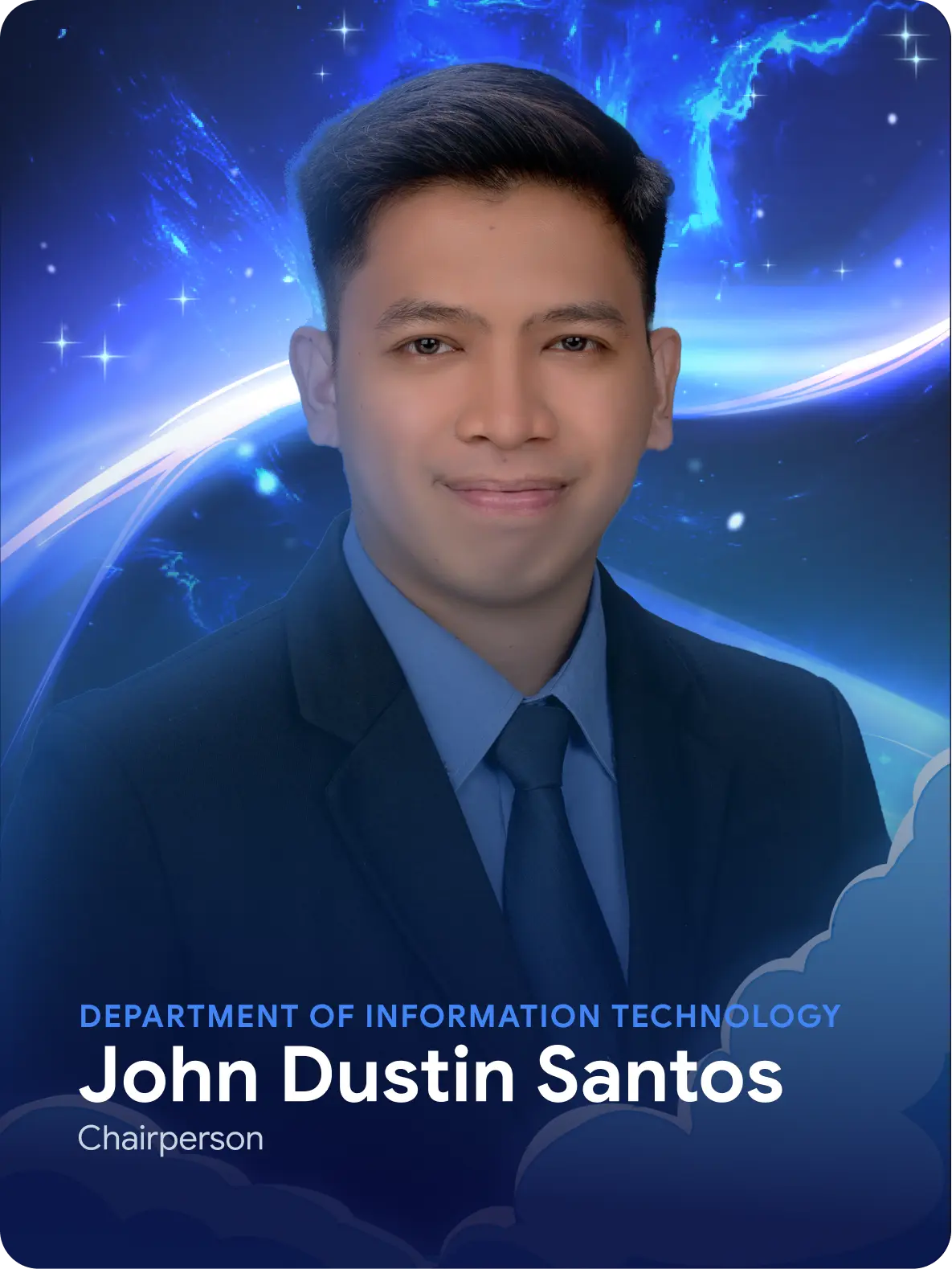 John Dustin Santos speaker card